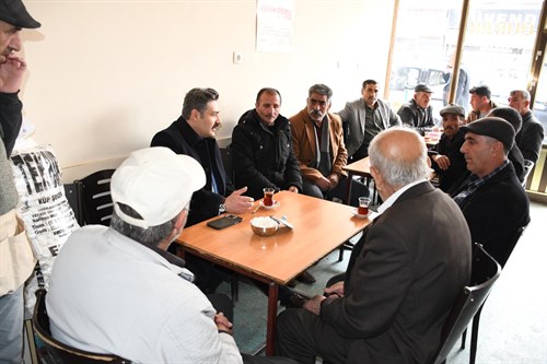Kaymakamımız Sayın Nurhalil ÖZÇELİK İlçemiz Esnaflarını ziyaret etti.