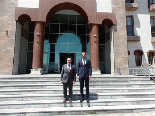 İller idaresi Genel Müdür yardımcısı Sayın İzzet Karaman, Kaymakamımız Sayın İsmail Demir'i ve ilçemizi ziyaret etti.